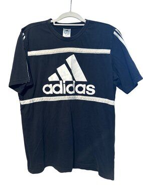 Adidas Essentials Logo Colorblock Triple Stripe Shirt LT